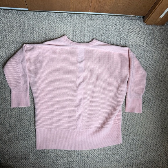 Pendleton Wool Light Pink Waffleknit Cardigan Large Clueless Preppy Balletcore - Picture 7 of 11